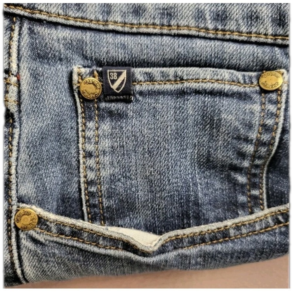 Cremieux Men's Premium Denim Straight Leg Blue Jeans Size 40/30 - Picture 9 of 14